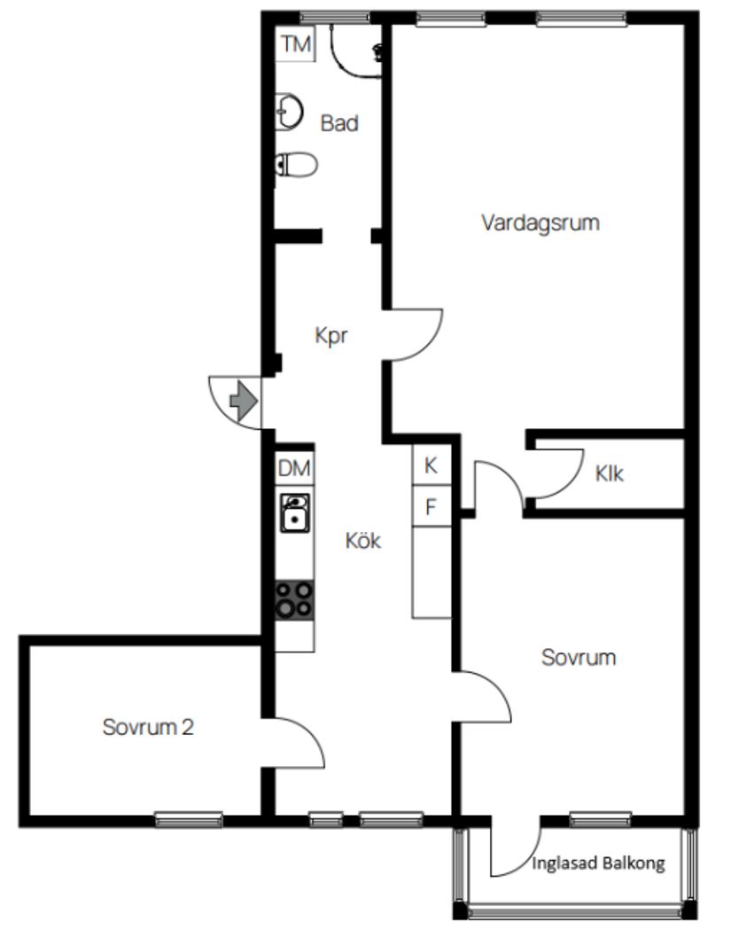 Bostadsrätt, Stavangergatan 72, Kista, Stockholm
