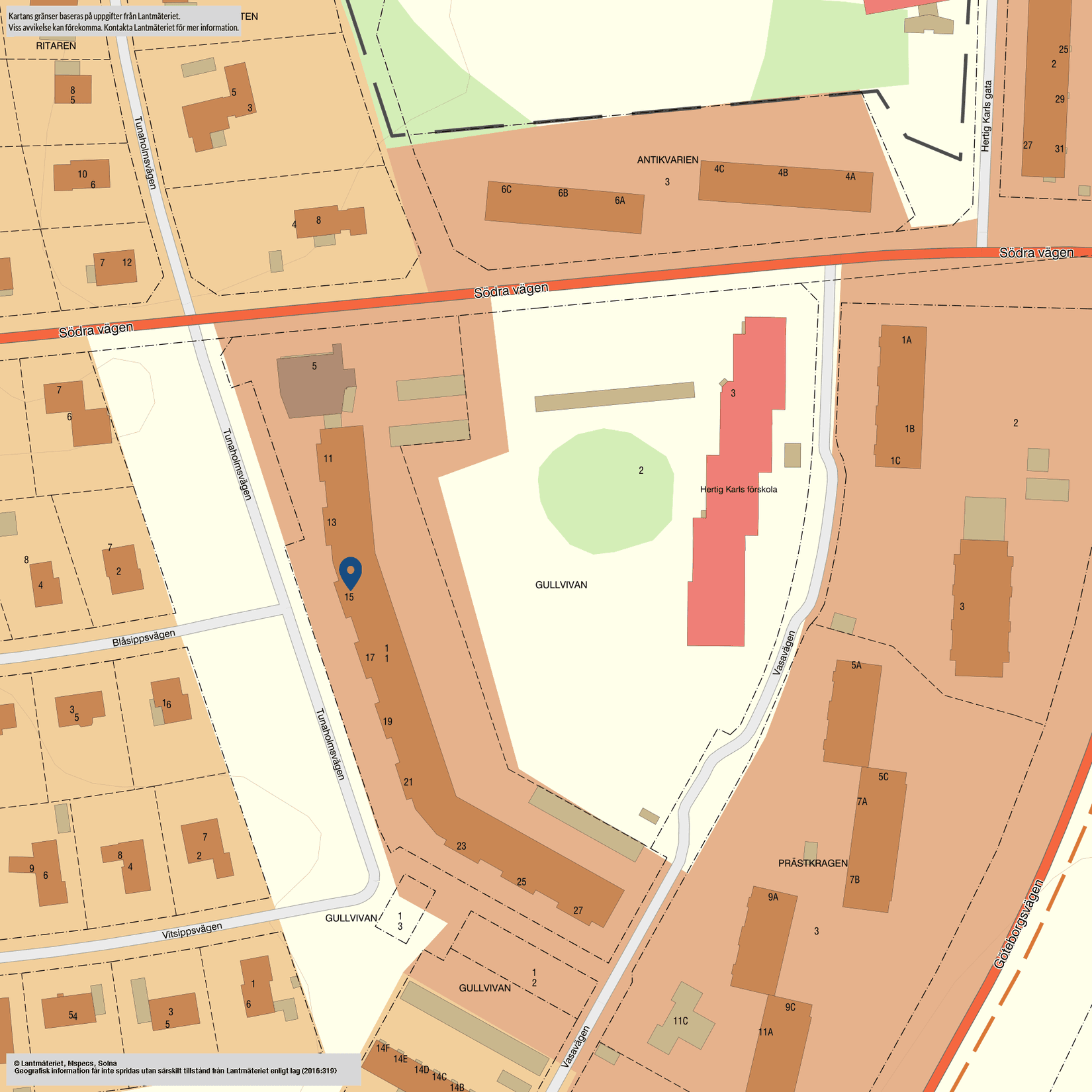 Bostadsrätt, Tunaholmsvägen 15, Gärdet, Mariestad