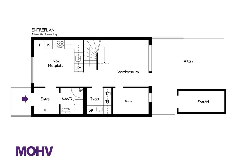 Bostadsrätt, Radhus, Silverskattsvägen 1B, Täljö, Österåker