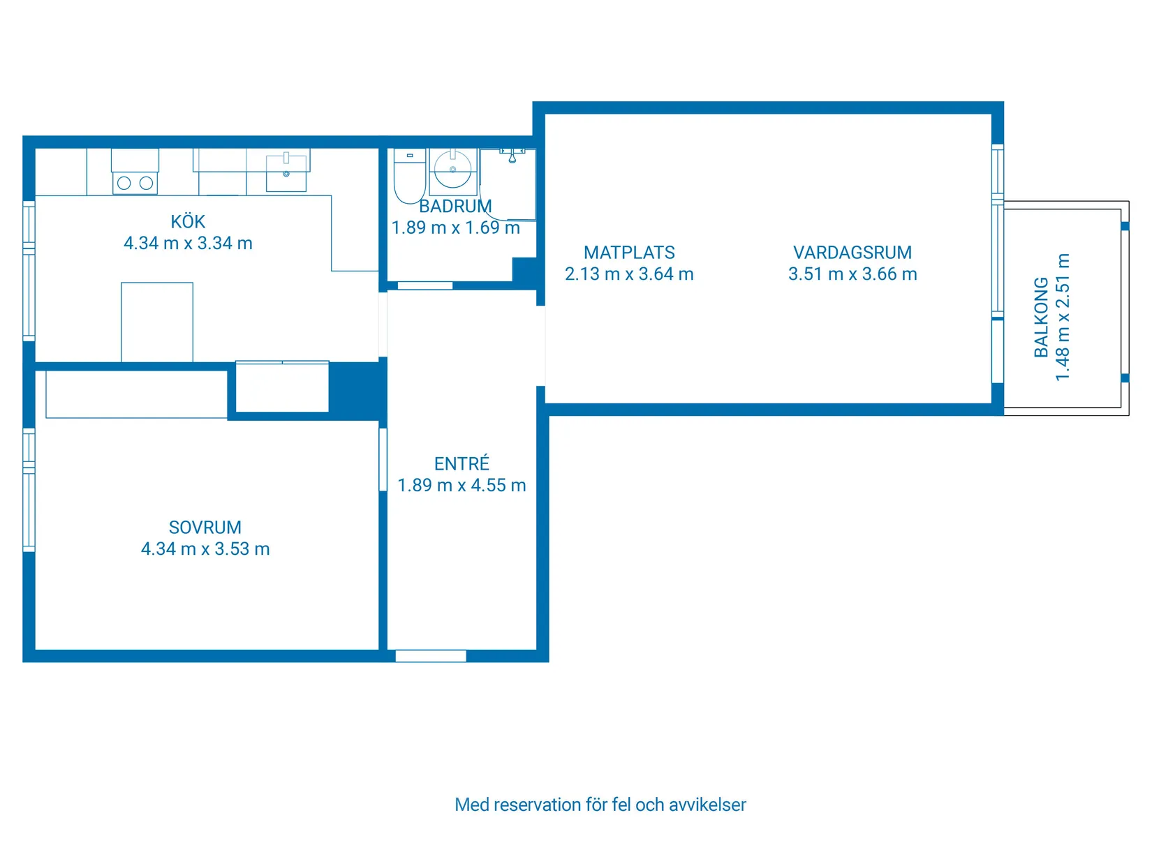 Bostadsrätt, Strandvägen 15B, Strandvägen , Motala