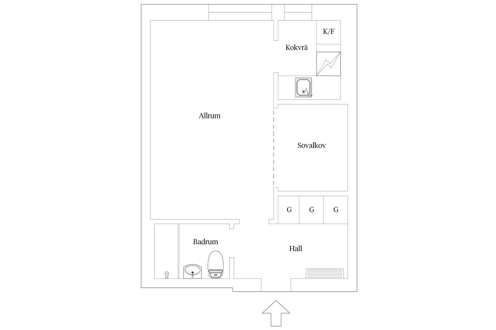 Bostadsrätt, Jägarevägen 6B, Funkabo, Kalmar