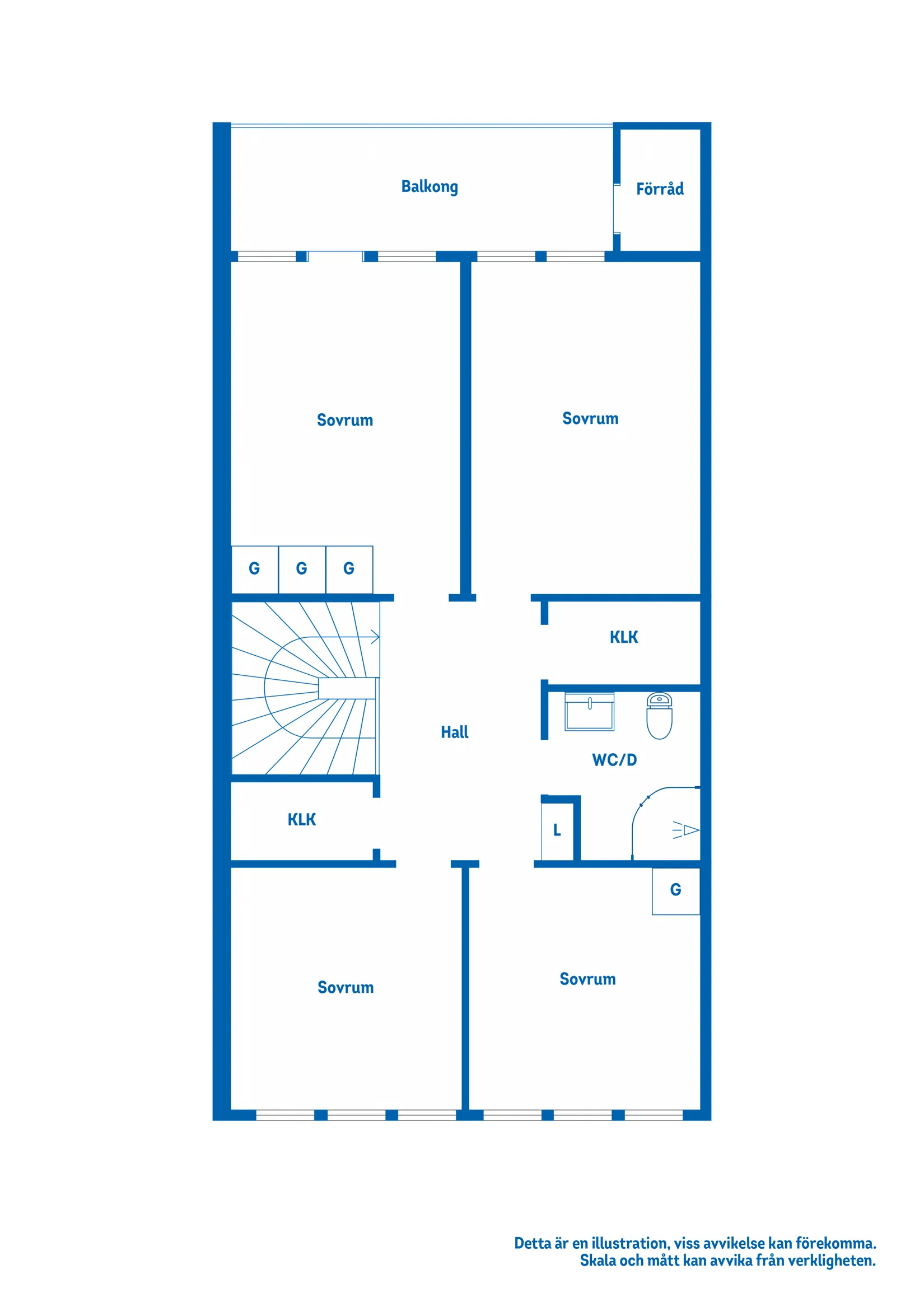 Villa, Radhus, Backavägen 12F, Katrineholm Söder, Katrineholm
