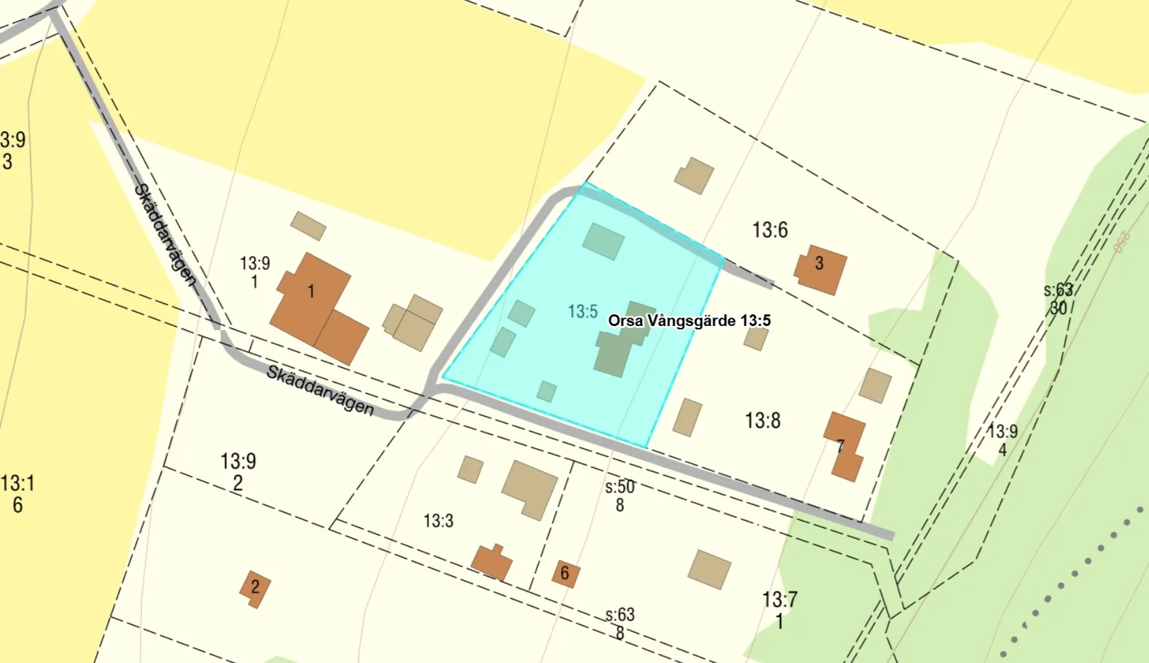 Villa, Skräddarvägen 5, Vångsgärde, Orsa