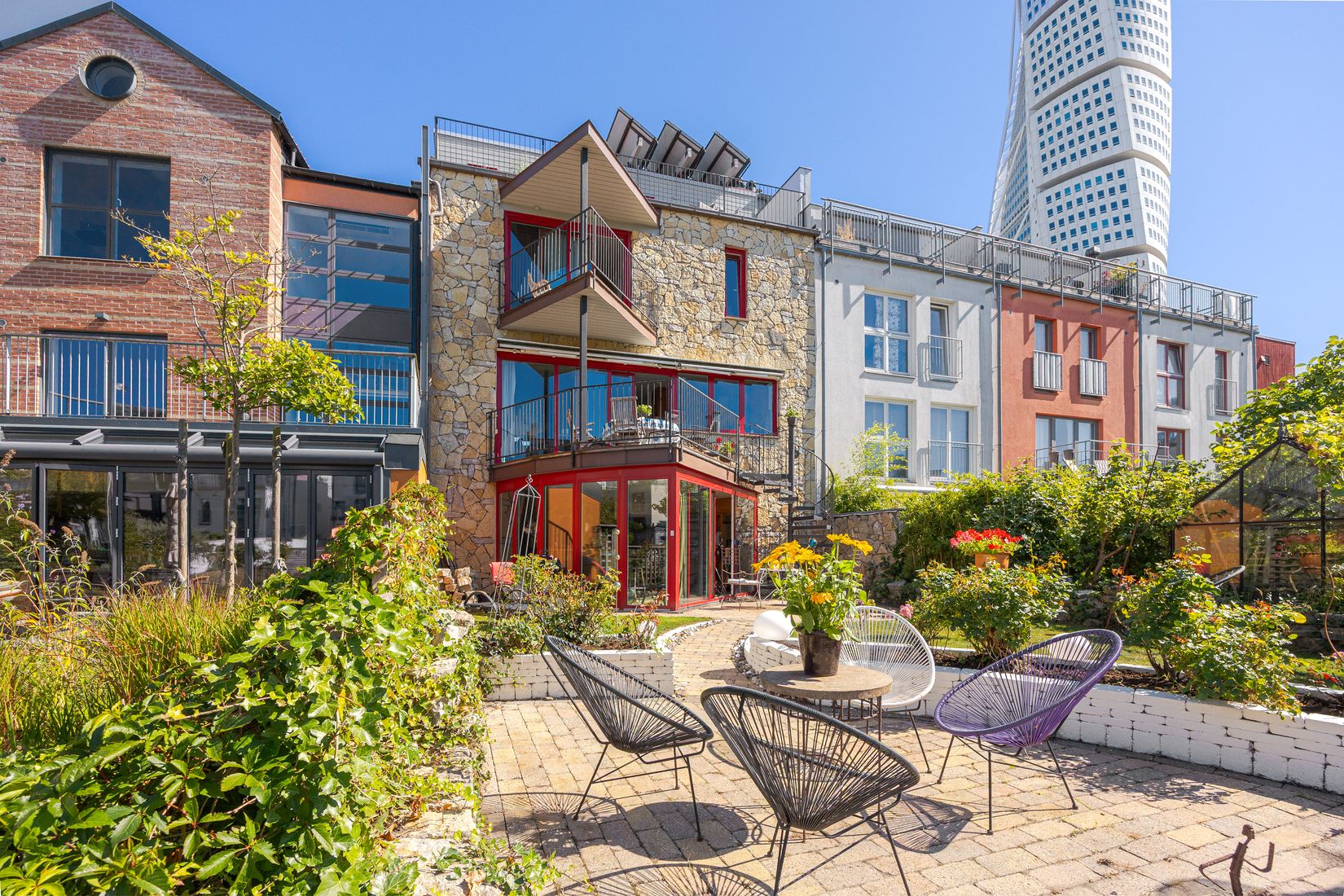 Villa, Radhus, Barometergatan 28, Västra Hamnen, Malmö