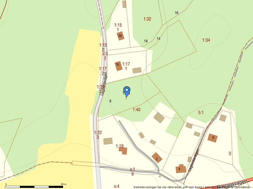 Tomt, Lagbodavägen 8, Österåker