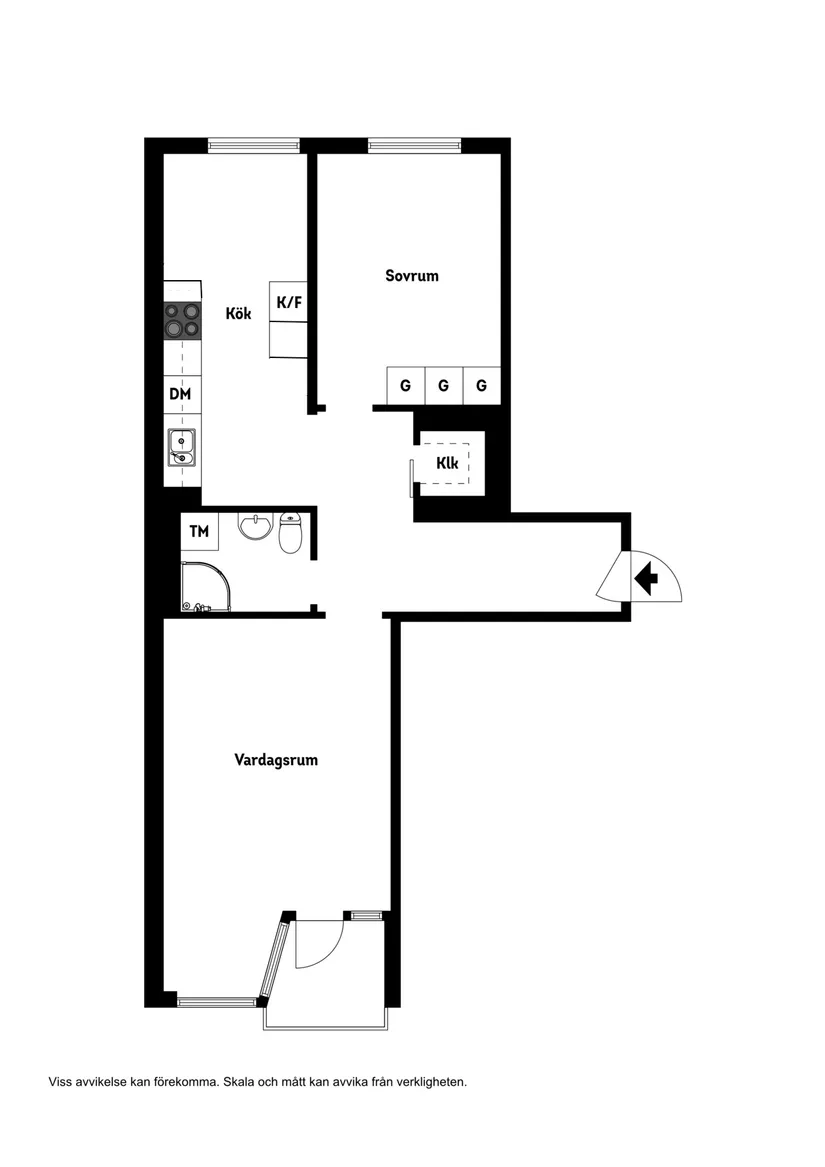 Bostadsrätt, Nygatan 6F, Centralt, Örnsköldsvik