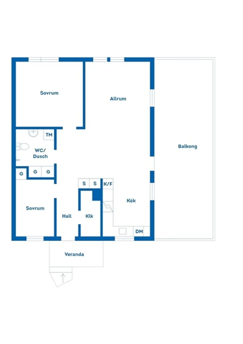 Bostadsrätt, Tångenvägen 76, Tången, Strömstad