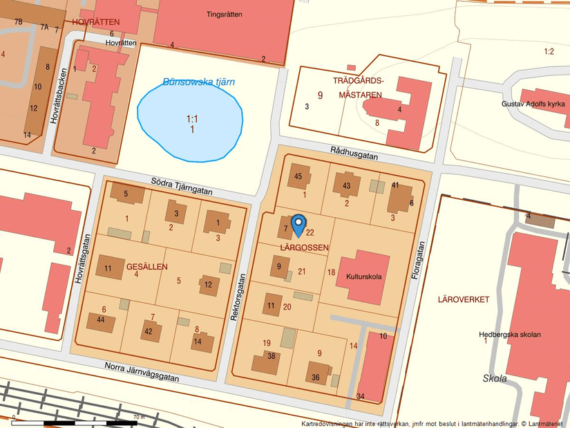 Villa, Rektorsgatan 7, Sundsvall centrum, Sundsvall