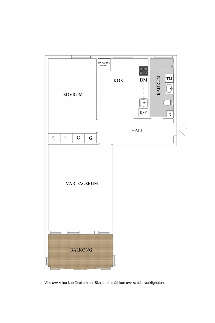 Bostadsrätt, Lertäktsvägen 4E, Östra Gärdet, Falkenberg
