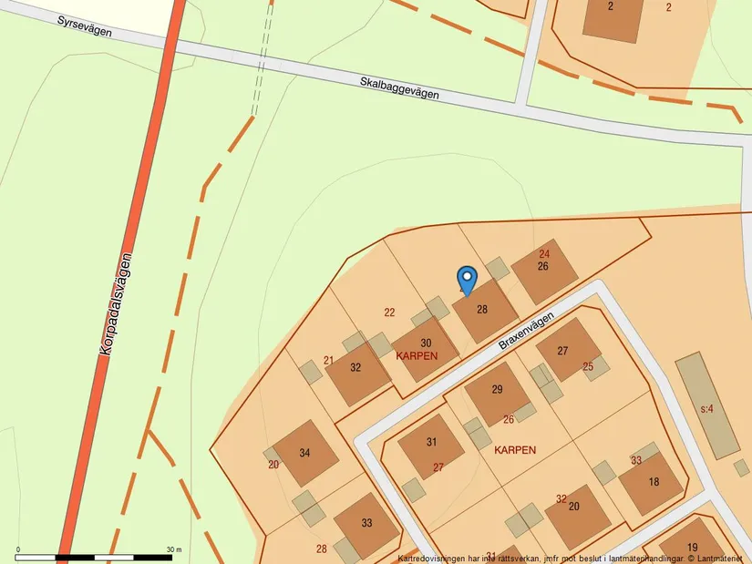 Villa, Braxenvägen 28, Asarum, Karlshamn