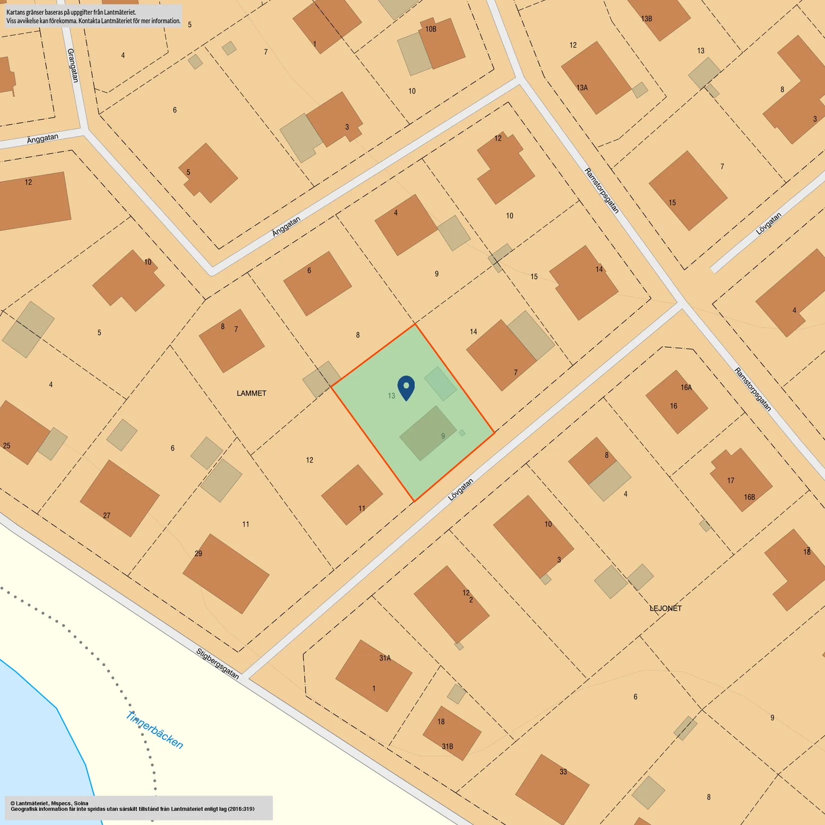 Villa, Lövgatan 9, Ramshäll, Linköping