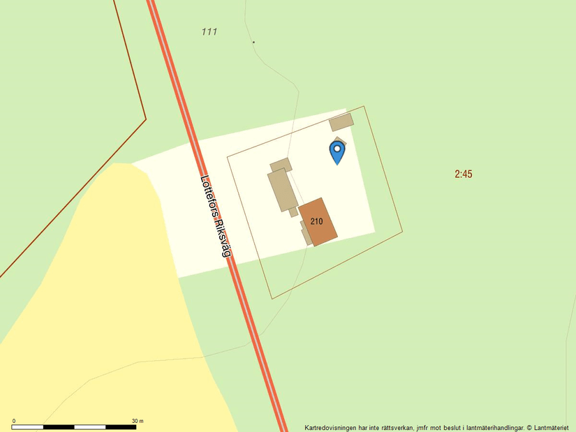 Villa, Lottefors riksväg 210, Lottefors, Bollnäs