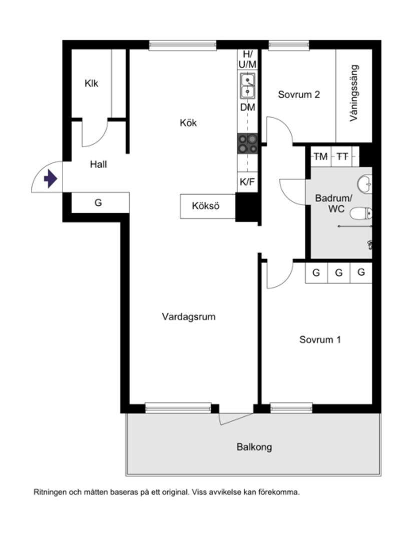 Bostadsrätt, LM Ericssons väg 2, vån 5/5, Telefonplan, Stockholm