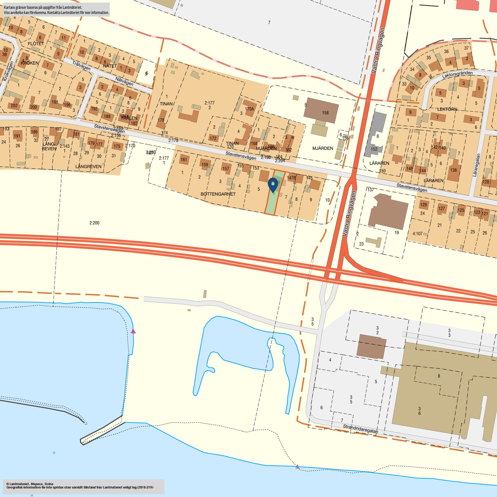 Villa, Stavstensvägen 149, Centralt - Väster, Trelleborg