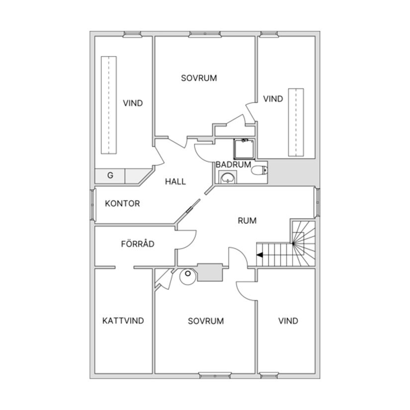 Villa, Stationsvägen 7, Björnlunda tätort, Gnesta