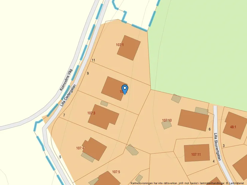 Villa, Lilla Cedergatan 9, Hagen, Göteborg