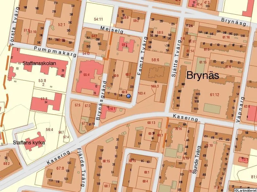 Bostadsrätt, Femte Tvärgatan 34 A, Brynäs, Gävle