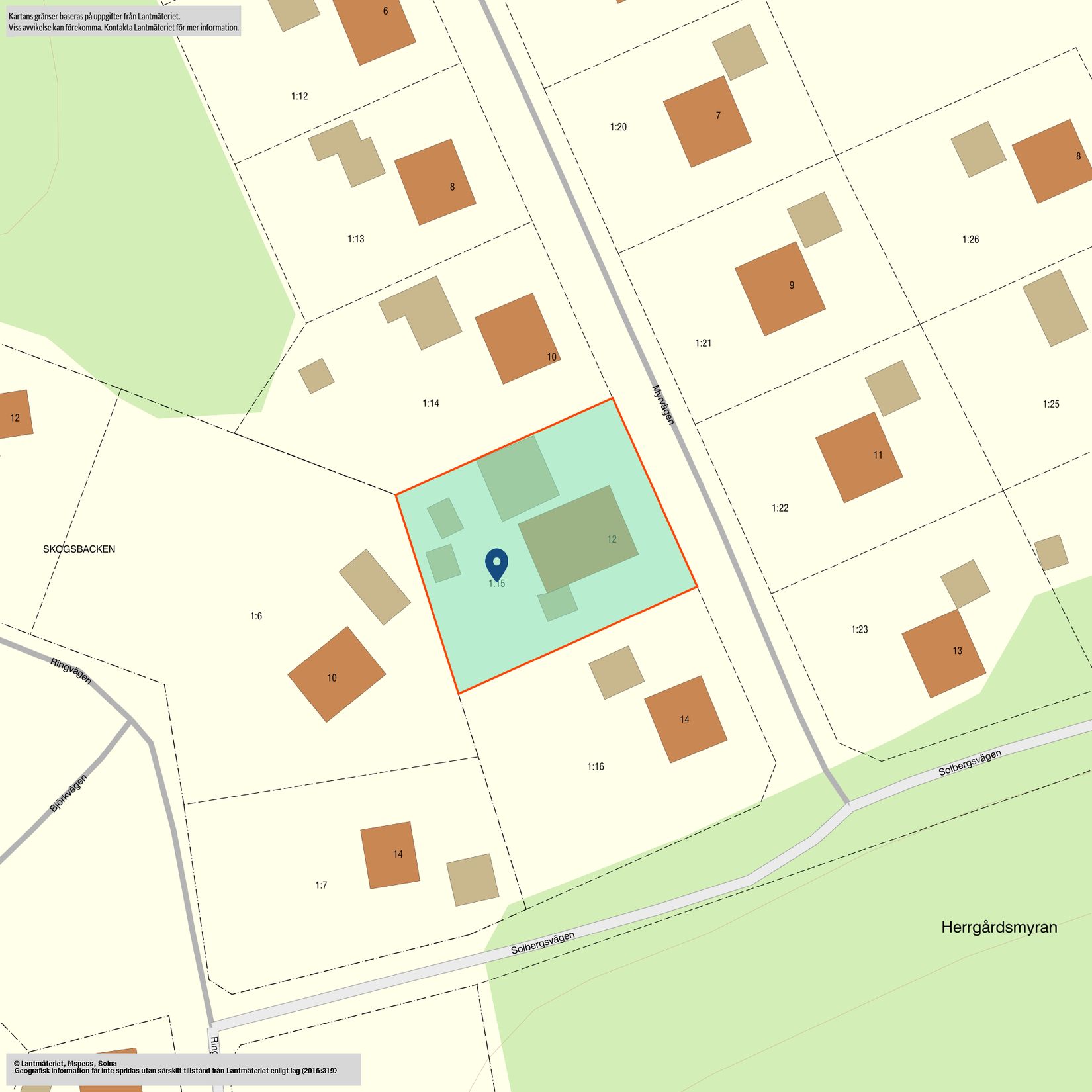 Villa, Myrvägen 12, Strömsbruk, Nordanstig