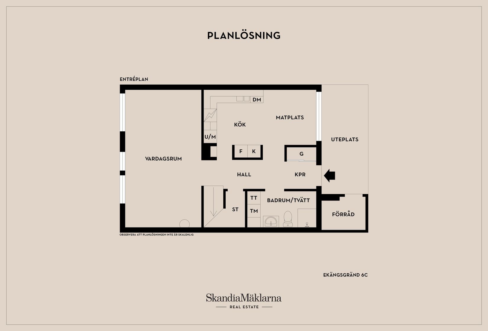 Radhus, Ekängsgränd 6B, Tyresö StrandStrandängarna, Tyresö