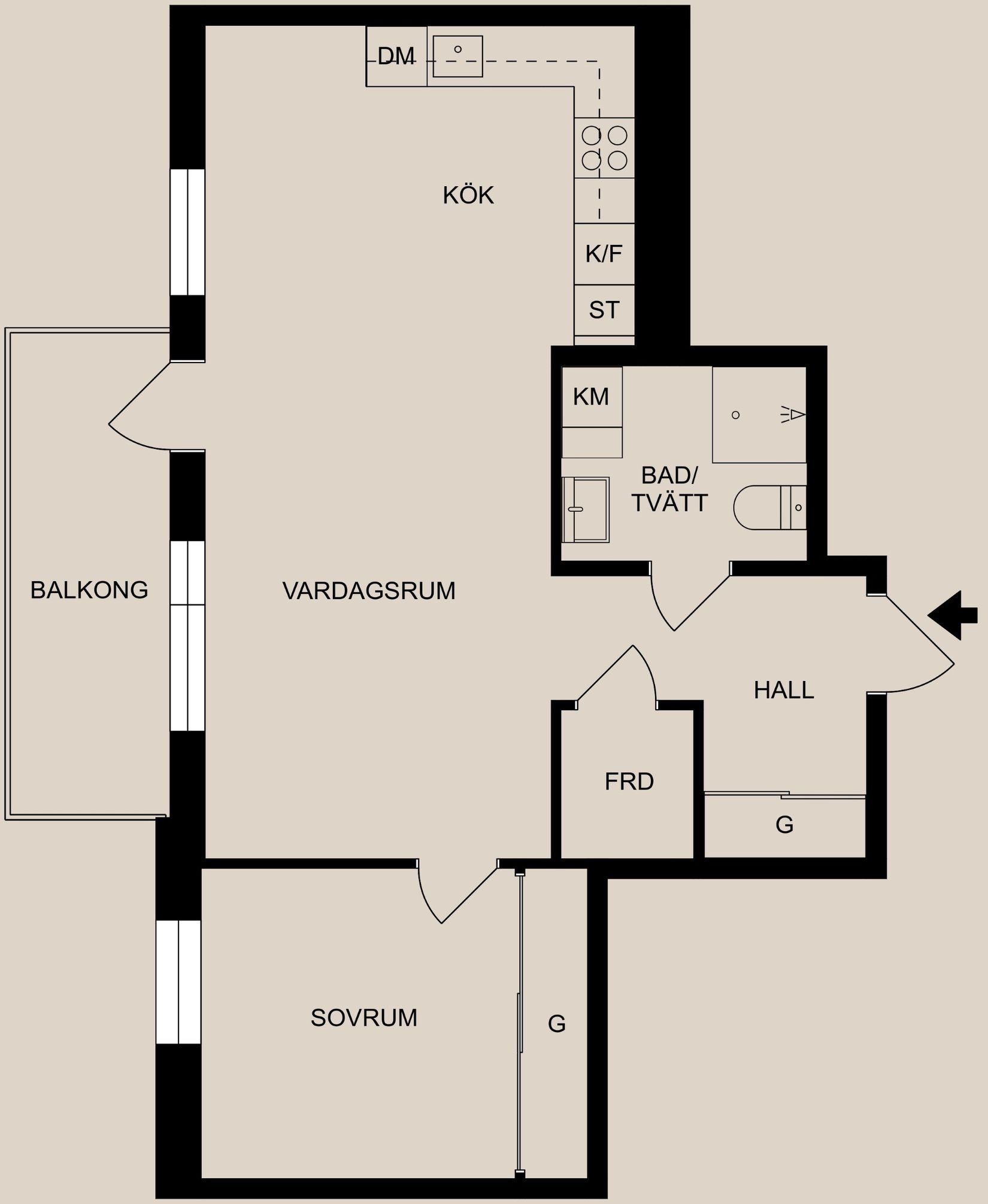 Bostadsrätt, Bråviksvägen 69, Lindö, Norrköping