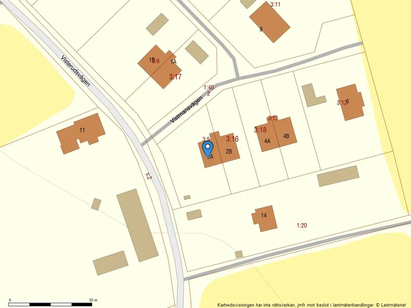 Radhus, Vistmansvägen 2A, Visten, Forshaga