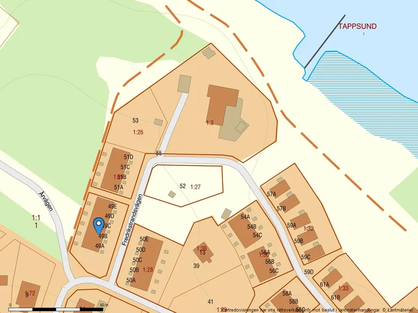 Bostadsrätt, Radhus, Fredrikstrandsvägen 49C, Ekerö Tappsund, Ekerö