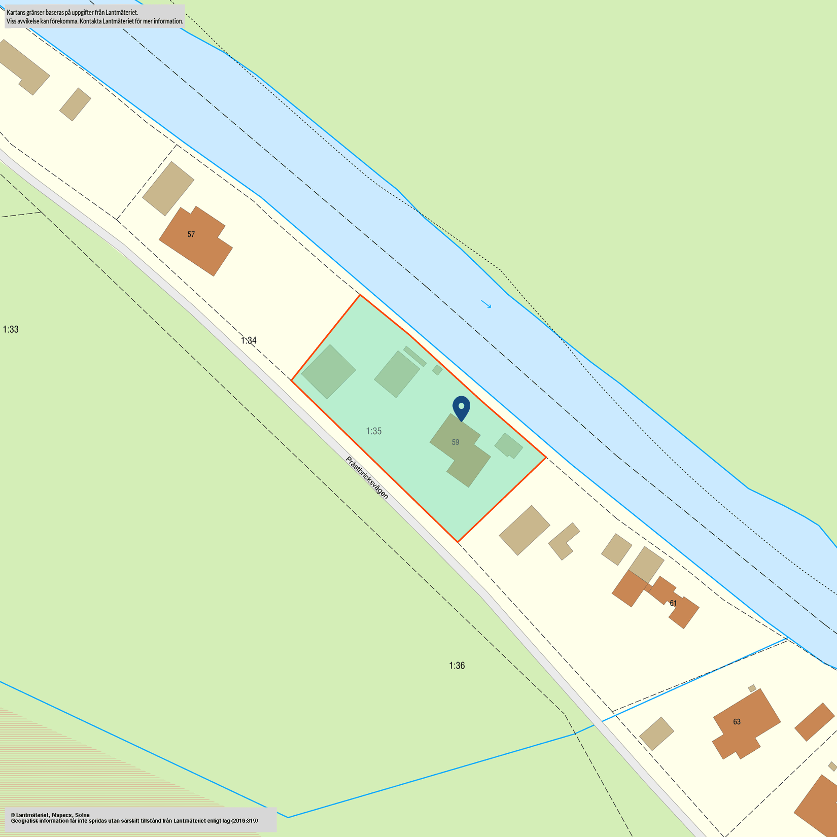 Villa, Prästbricksvägen 59, Sandviken