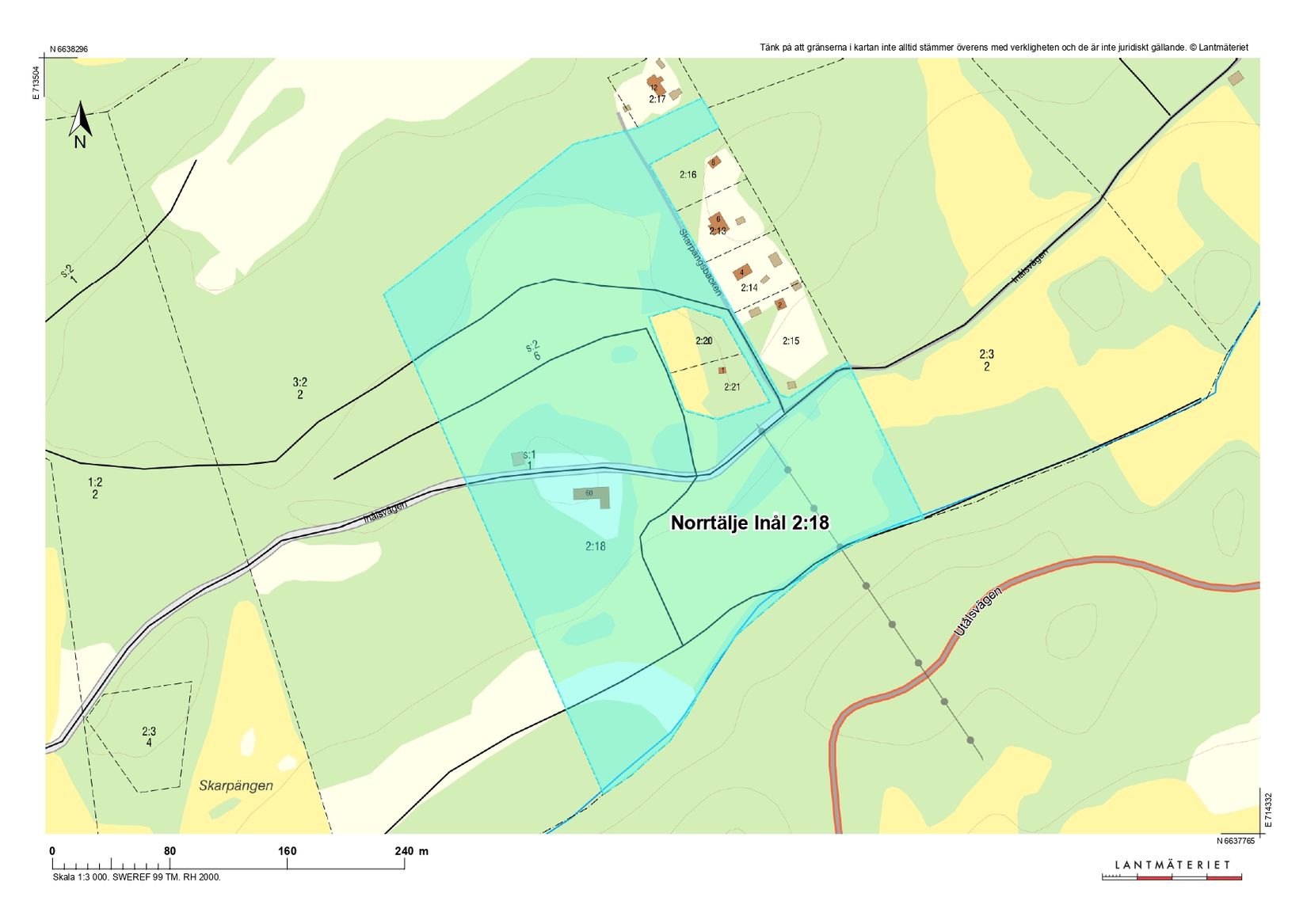 Gård/Skog, Inålsvägen 60, Inål, Norrtälje