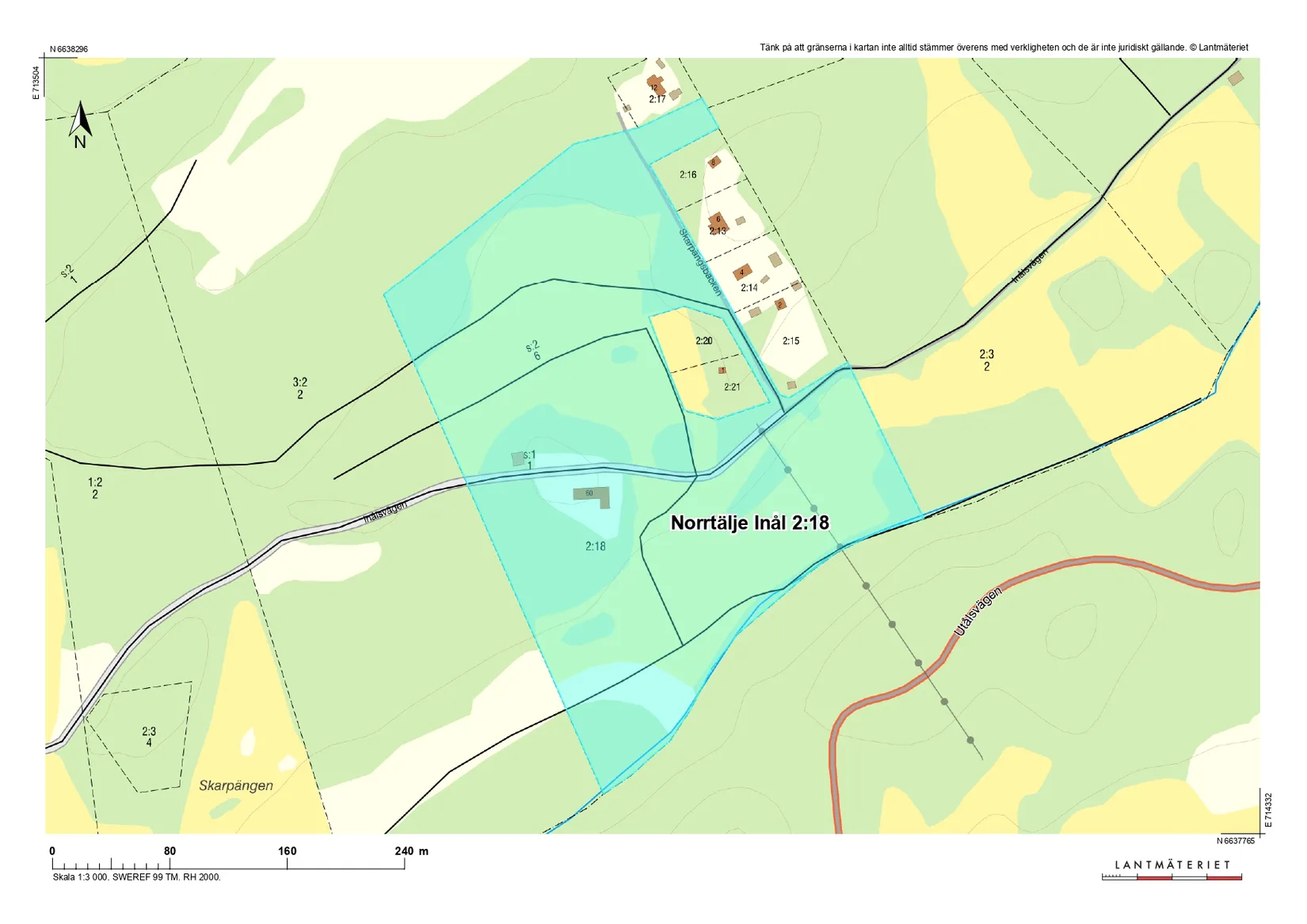 Gård/Skog, Inålsvägen 60, Inål, Norrtälje