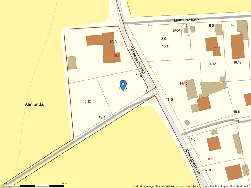 Tomt, Rämpegårdsvägen 21-0, Västra Vemmerlöv, Trelleborg