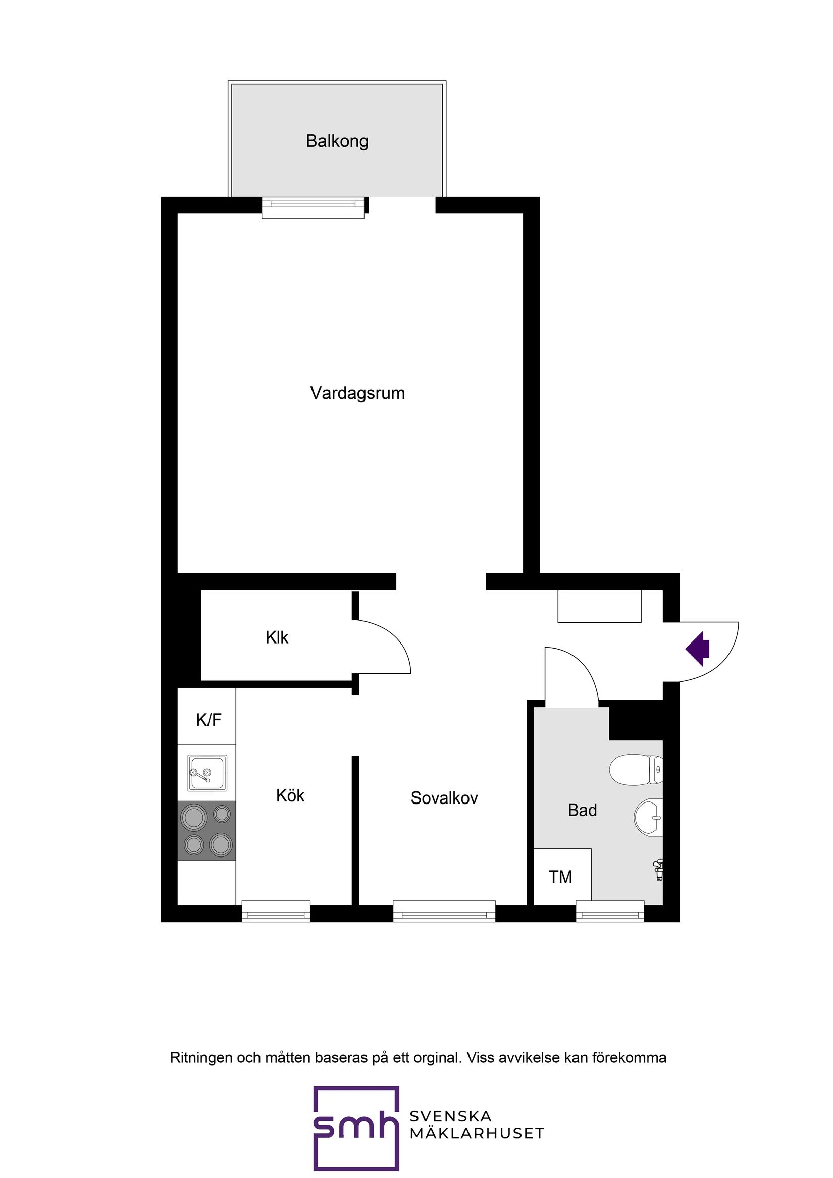 Bostadsrätt, Drottningholmsvägen 376 1tr, Bromma / Riksby, Stockholm