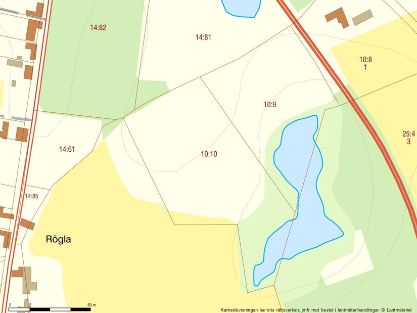 Tomt, Naturtomt med fria vidder, Rögla, Ystad