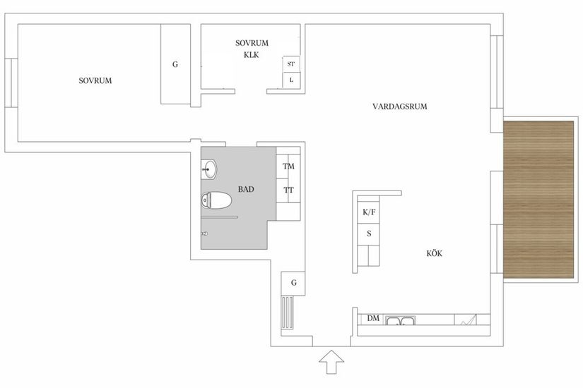 Bostadsrätt, Suddagummans Gata 10, 5/5 tr, Bromma - Annedal, Stockholm