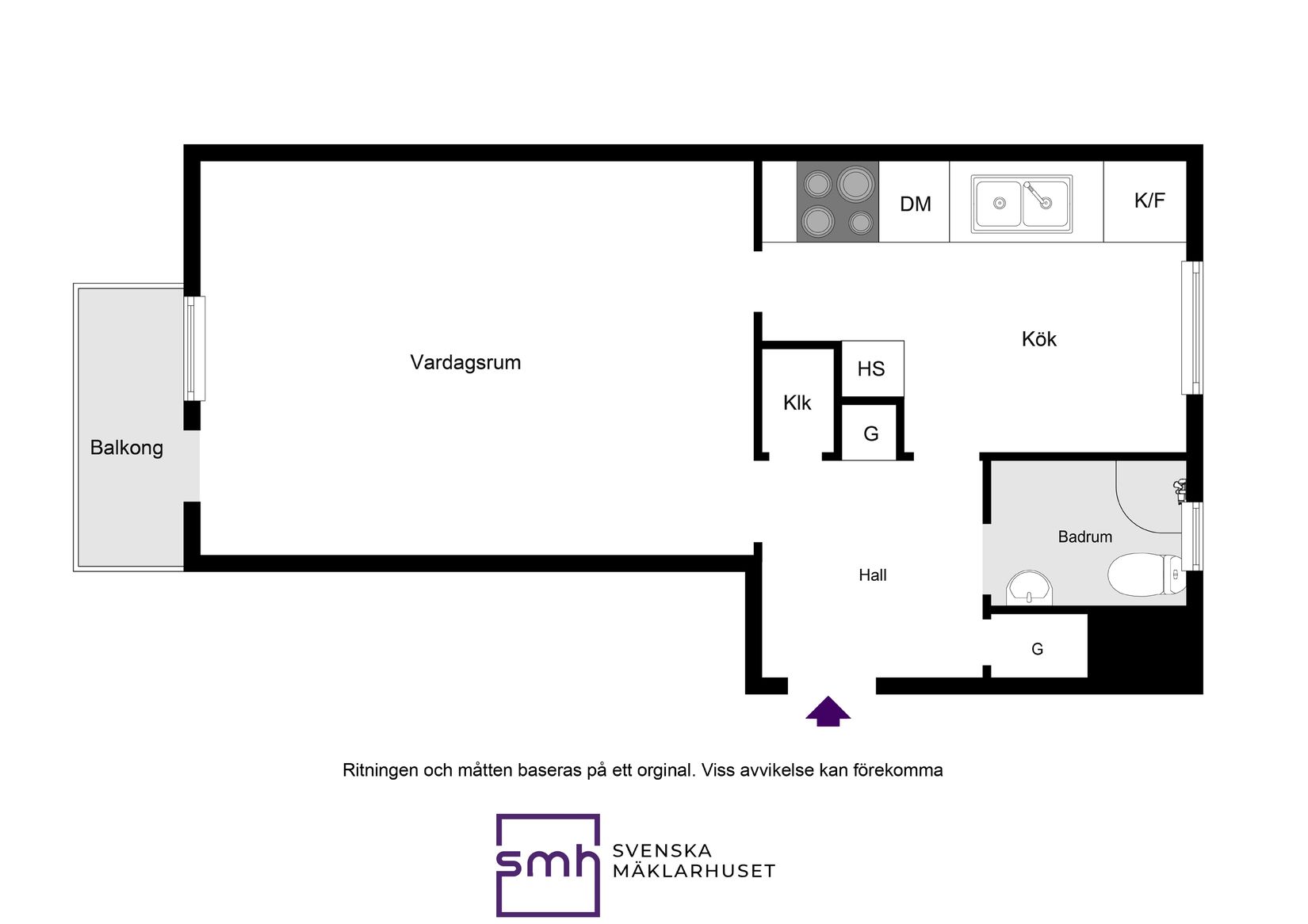 Bostadsrätt, Holbergsgatan 34. 3/3tr, Bromma / Blackeberg, Stockholm