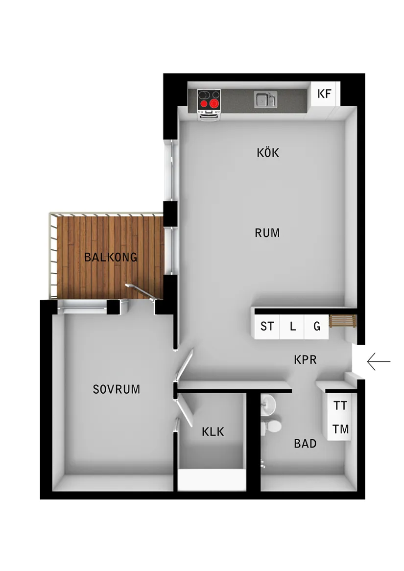 Bostadsrätt, Lotta svärds gränd 6, Hägersten, Stockholm