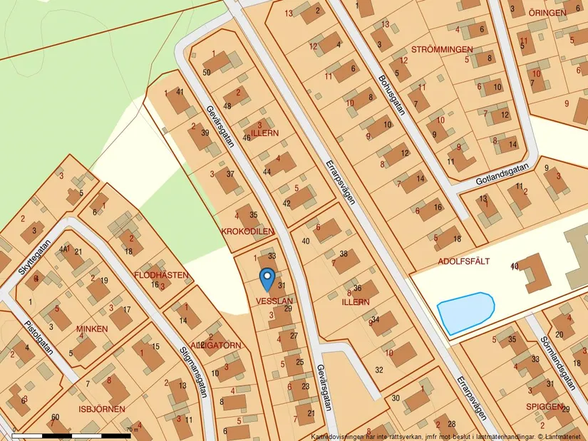 Villa, Gevärsgatan 31, Haradal, Ängelholm