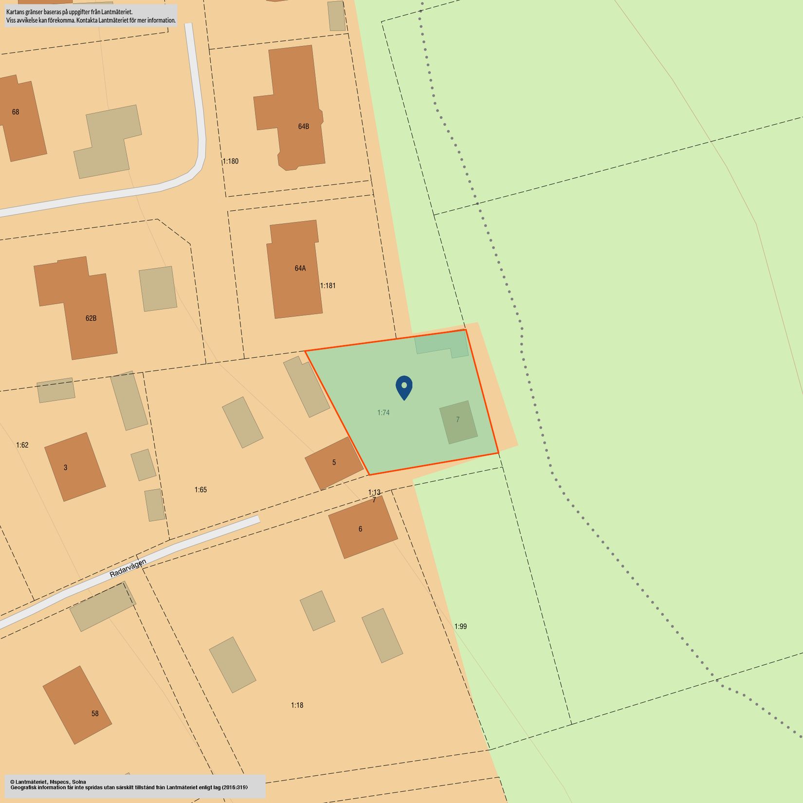 Villa, Radarvägen 7, Alnö, Sundsvall