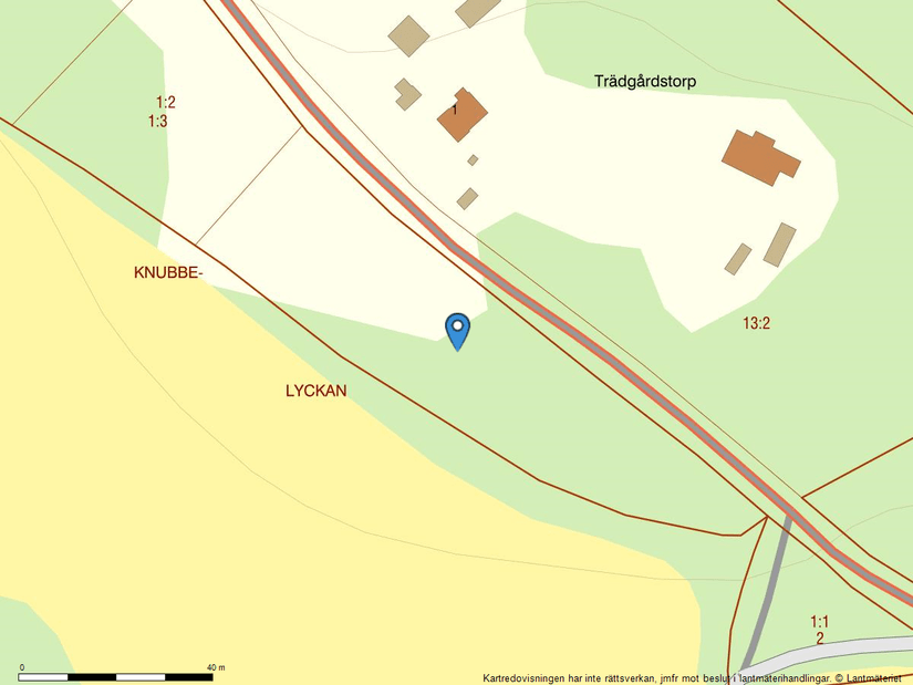 Tomt, Knubbelyckan Kolbyttemon 1:3, Kolbyttemon, Linköping