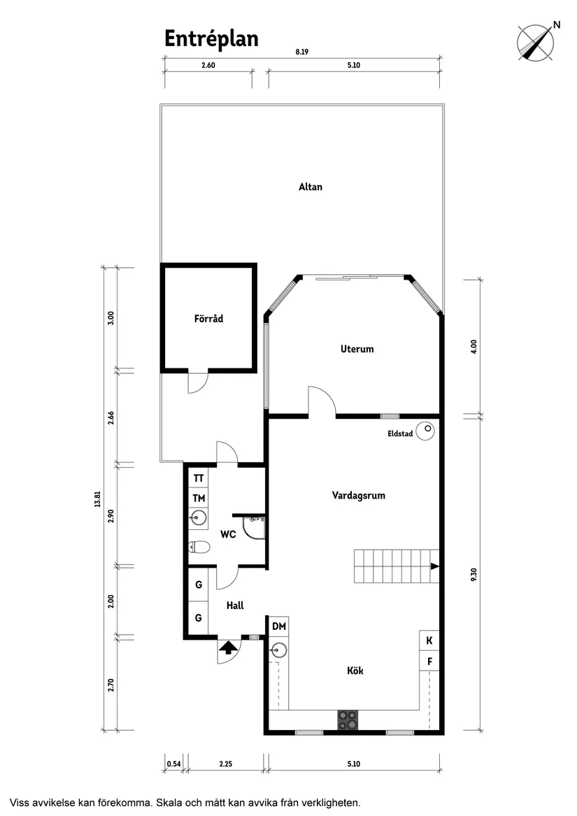 Villa, Radhus, Trumpetvägen 44, Fors, Kungsbacka