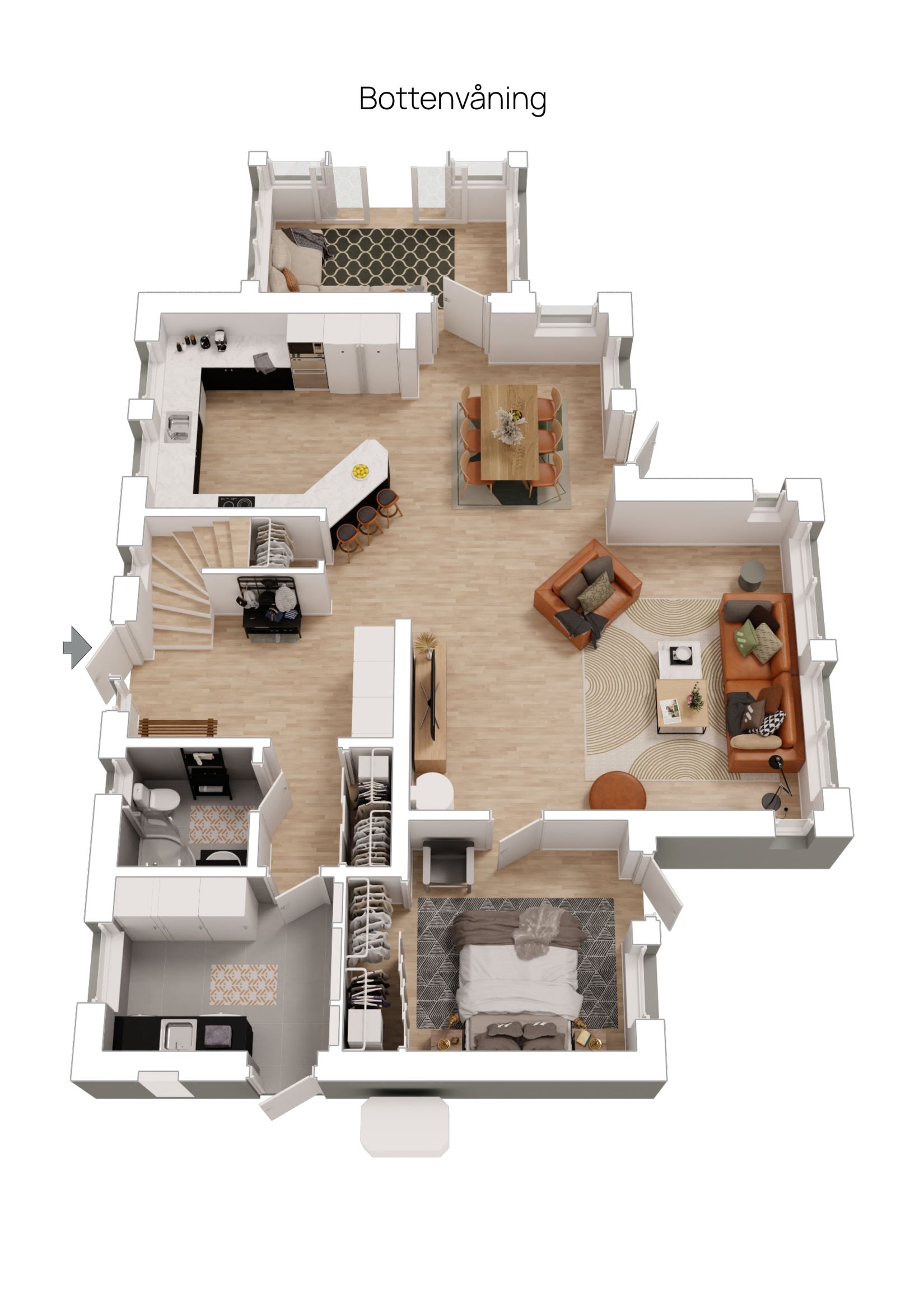 Villa, Björktrastvägen 9, Rydal, Mark