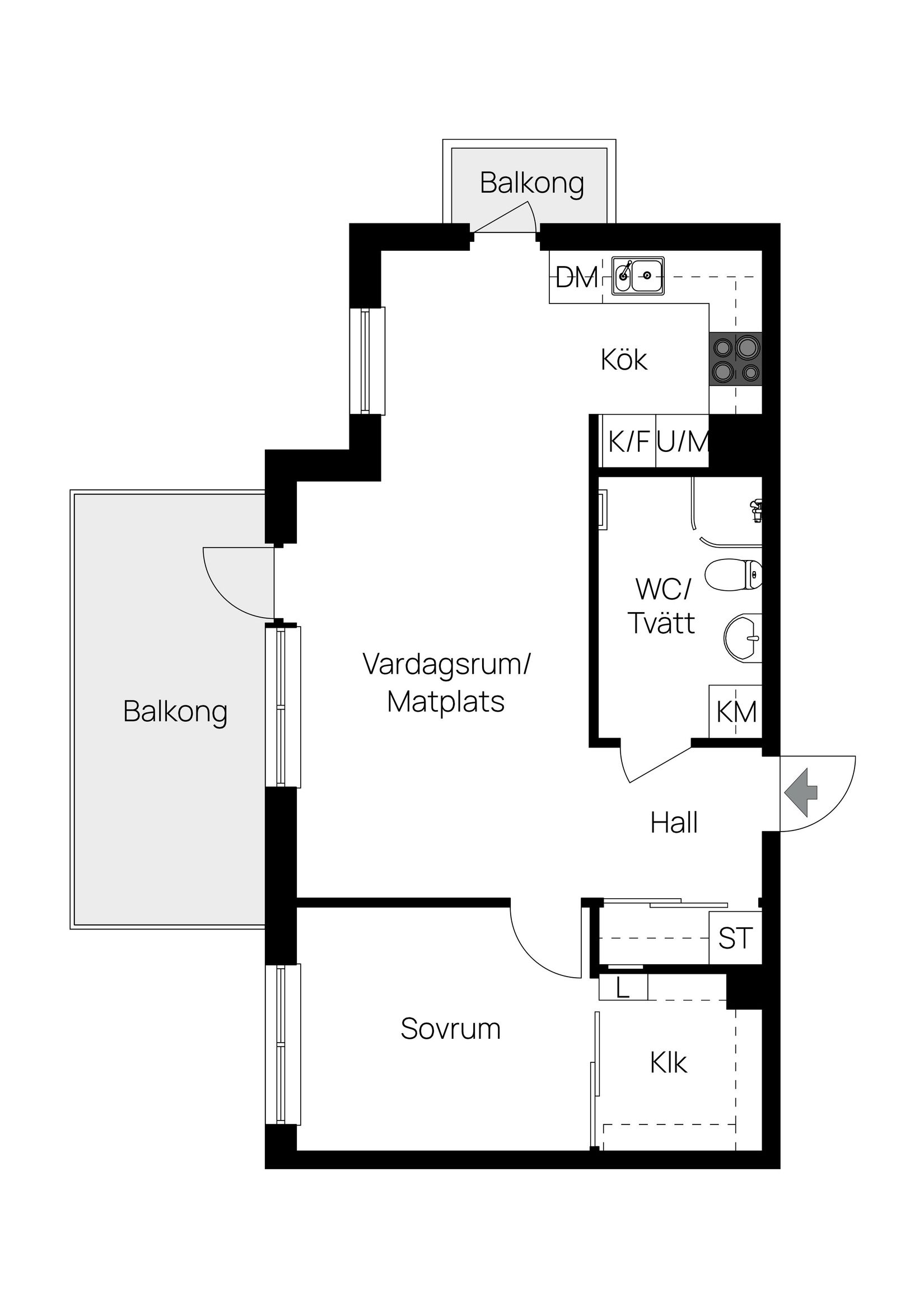 Bostadsrätt, Skyttelgatan 10 C, Industristaden/Kungsängen, Uppsala