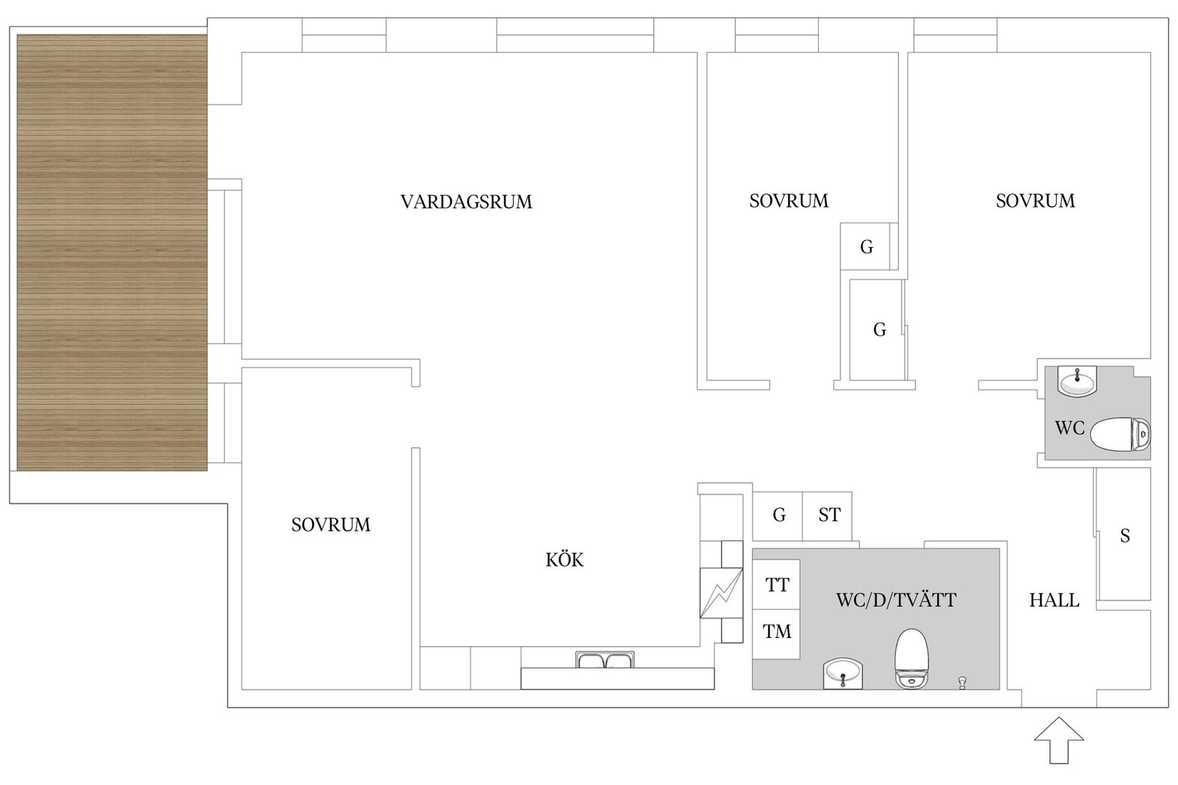 Bostadsrätt, Kyrkogårdsgatan 19, Druvefors, Borås
