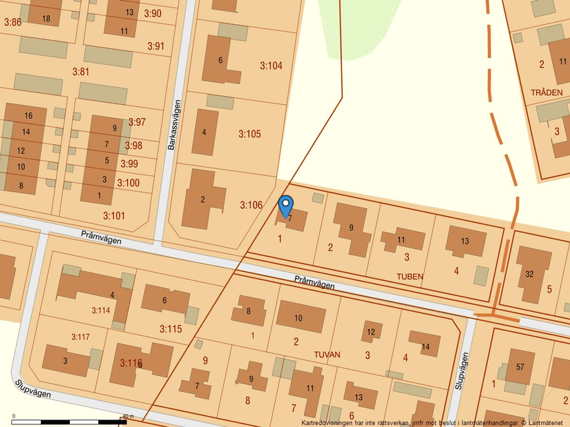 Villa, Pråmvägen 7, Trottaberg, Halmstad