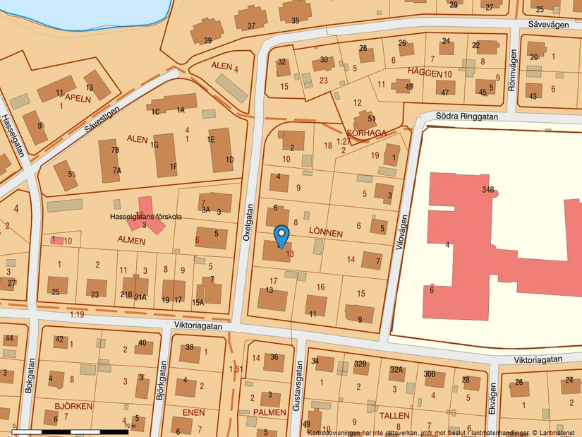 Bostadsrätt, Oxelgatan 8, Sörhaga, Alingsås