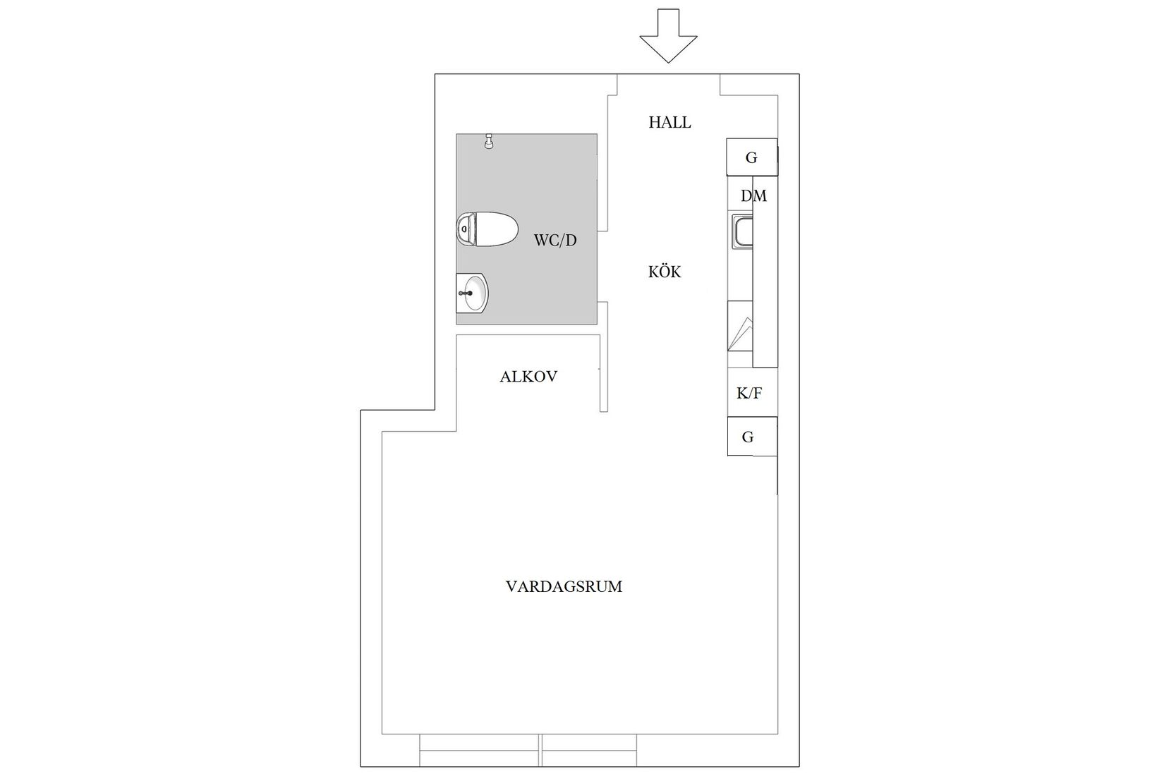 Bostadsrätt, Storgatan 82D, Arenastaden, Växjö
