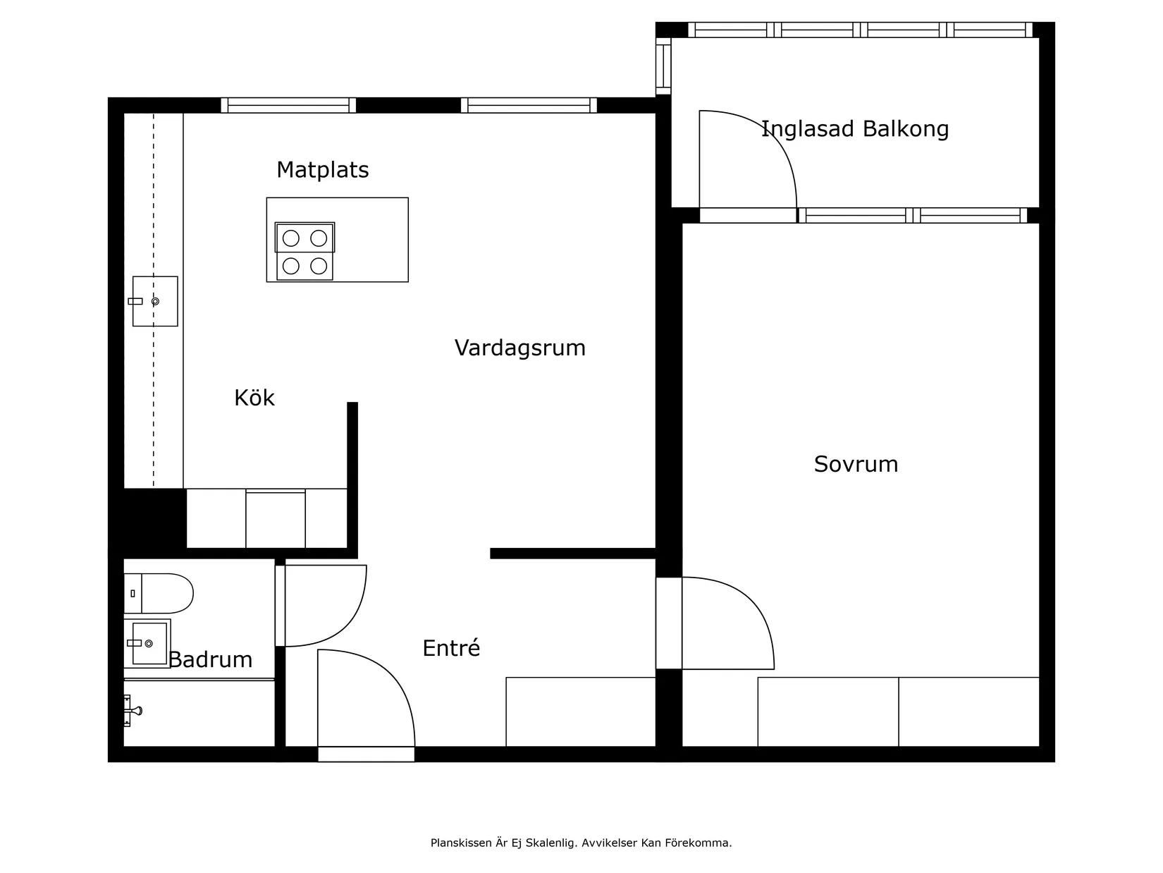 Bostadsrätt, Närkesgatan 3B, Malmö