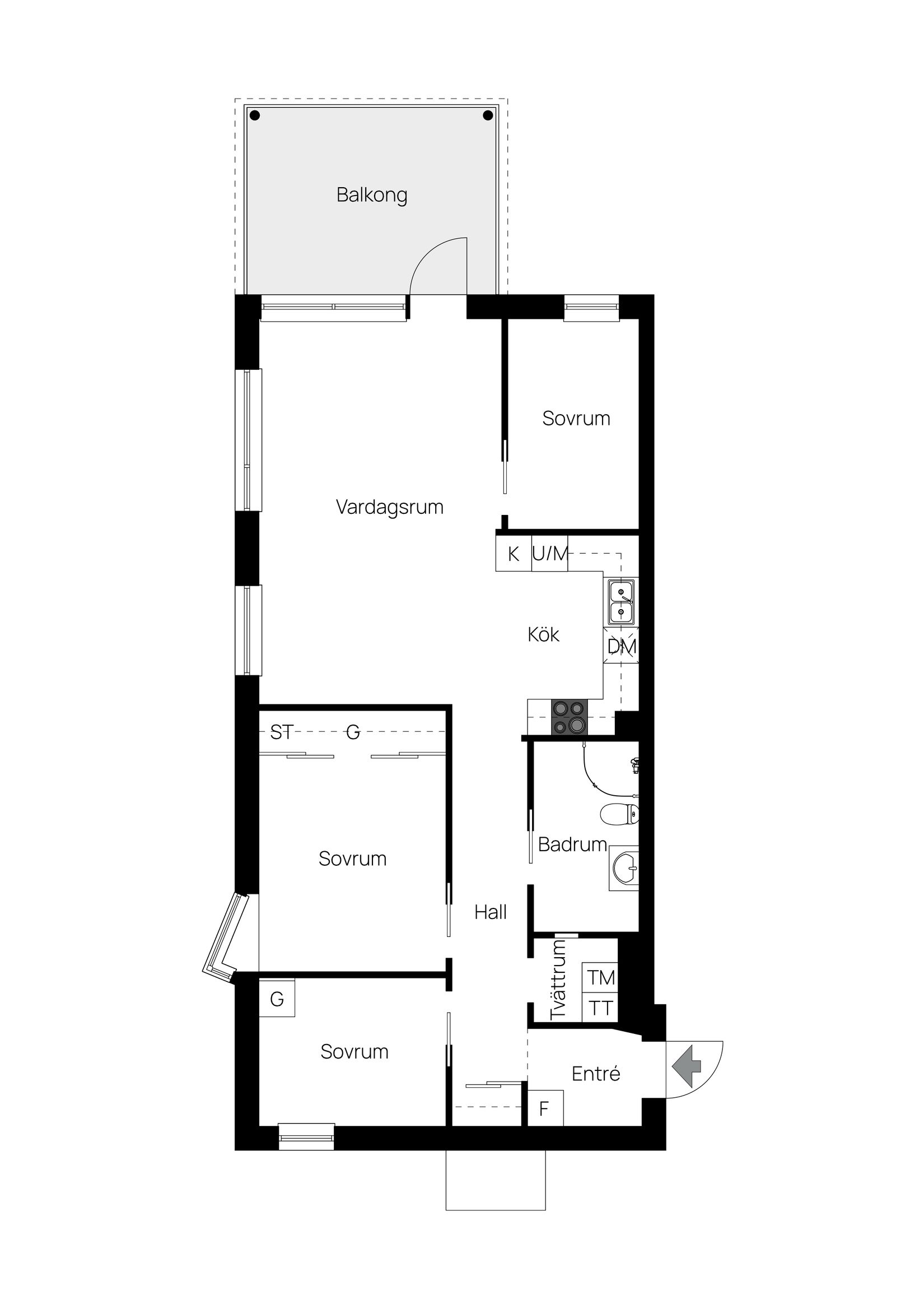 Bostadsrätt, Galgbackevägen 11e, Bollebygd