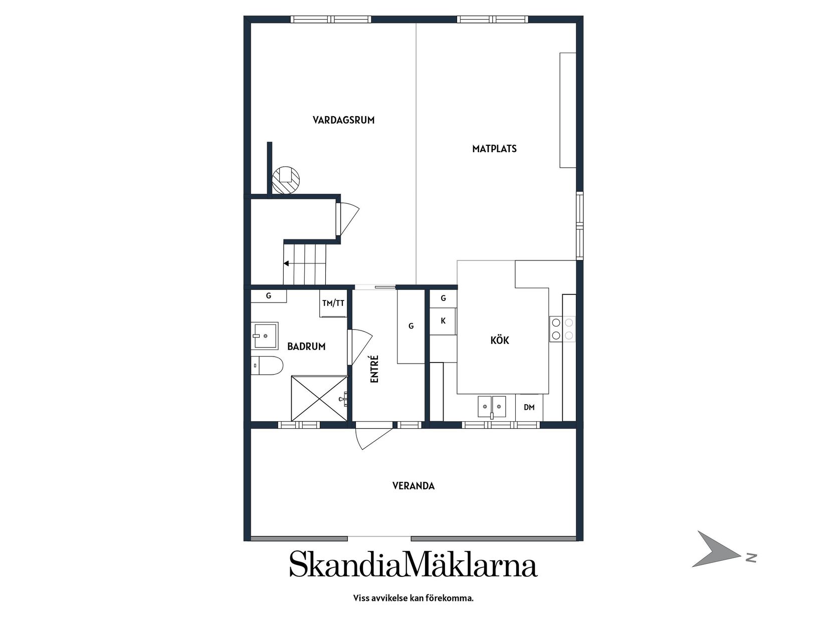 Radhus, Munkhagsgatan 2B, Centrala Mariefred, Strängnäs