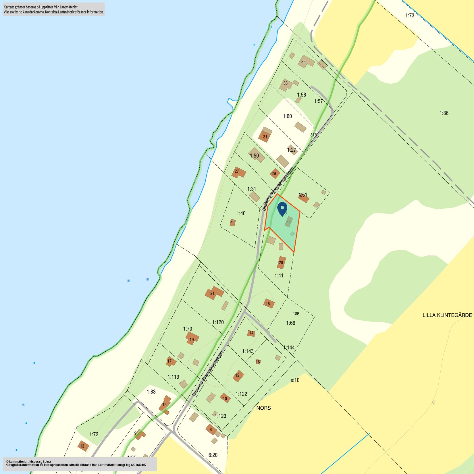 Villa, Brissund Strandskogsvägen 22, Brissund - Visby Närområde, Gotland