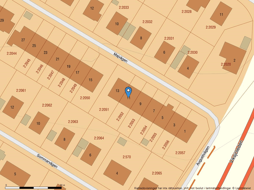 Villa, Majvägen 11, Jakobsberg, Järfälla